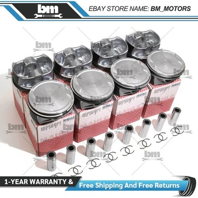 8x Kit Pistones y Anillos STD Φ102 Para Mercedes-Benz CL63 ML63 W204 W211 M156 6.3L Foto 1 de 4