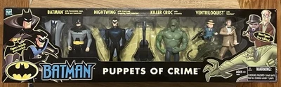 Juego de caja de figuras Batman Puppets of Crime Ventrílocuo y Scarface Hasbro 2002 NUEVO Foto 1 de 4