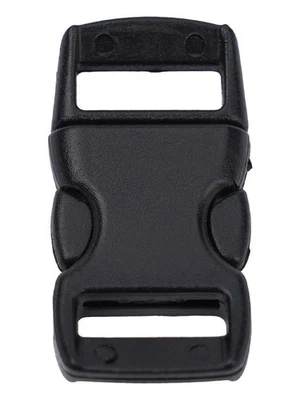 Boucle Plastique Boucle Plastique Pratique Bracelet Noir Boucle - Paracorde - Bild 1 von 4