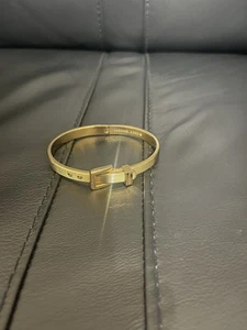 MICHAEL KORS - Gold Tone Bangle Bracelet - Picture 1 of 1