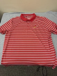Polo Cardenales de San Luis 2XL Rojo Blanco Rayas MLB Mercancía Genuina - Imagen 1 de 3