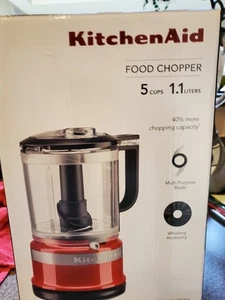 KitchenAid KFC0516ER 5 Cup whisking Accessory Food Chopper, Empire Red - Picture 1 of 3