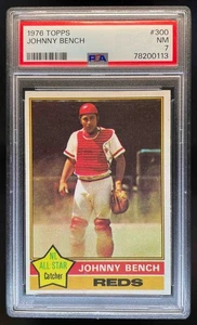 1976 Topps Johnny Bench All-Star #300 Reds PSA 7 - Picture 1 of 2
