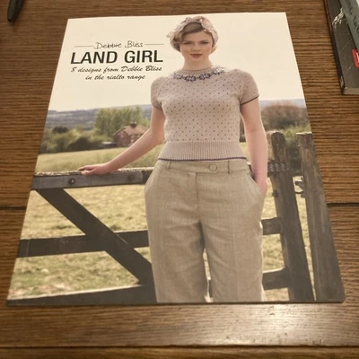 DEBBIE BLISS LAND GIRL 8 Designs From Debbie Bliss In The Rialto Range NEW - Image 1 of 2