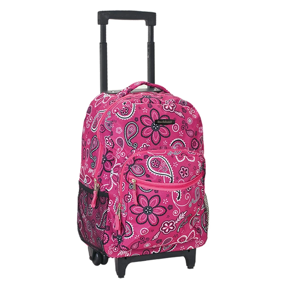 Rockland Double Handle Rolling Backpack Bandana 17-Inch 17-Inch Bandana - Image 1 of 1