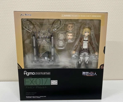 Figma Armin Arlert EX-017 NEW AUTHENTIC USA Seller Max Factory Good Smile - Image 1 of 4