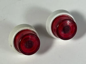 Original Tonka Set Of Red / White Plastic Emergency Roof Flasher Parts - Picture 1 of 7