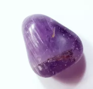100% Natural Amethyst Tumble 34.10 Ct Loose Gemstone With Free Gift - Picture 1 of 7