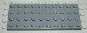 Lego Placa 4x10 Nueva Gris Oscuro 2 Piezas - Picture 1 of 1
