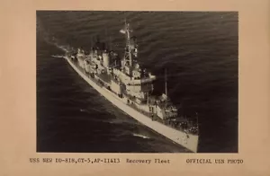 Foto USS New DD-818 GT-5 AP-11&13 Recovery Fleet Official US Navy - Bild 1 von 2