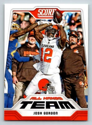 2018 Score All Hands Team #14 Josh Gordon (ref 200280) - Image 1 of 2