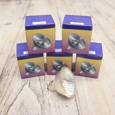 6 Pc-MR16 Light Bulbs 12V 50W Dimmable Lamp (WITH LENSE) Bi-Pin 2-Pin GU5.3 Base - Image 1 of 4