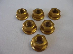 Ducati Kettenblattträger Muttern  M10 x 1.0 - 6x Streetfighter 1098,S, Monster - Bild 1 von 1