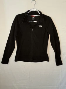 THE NORTH FACE DAMEN SCHWARZ REISSVERSCHLUSS LANGARM SOFT FEEL FLEECE JACKE GR M - Bild 1 von 5