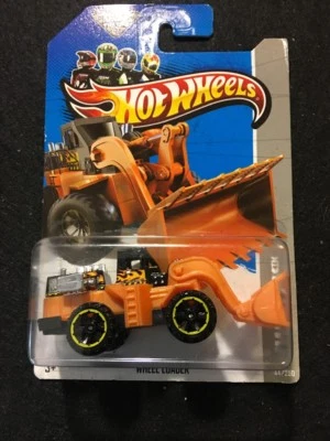 HOT WHEELS HWY CITY WHEEL LOADER #X1876 ORANGE 1/64 DIE CAST - Image 1 of 2