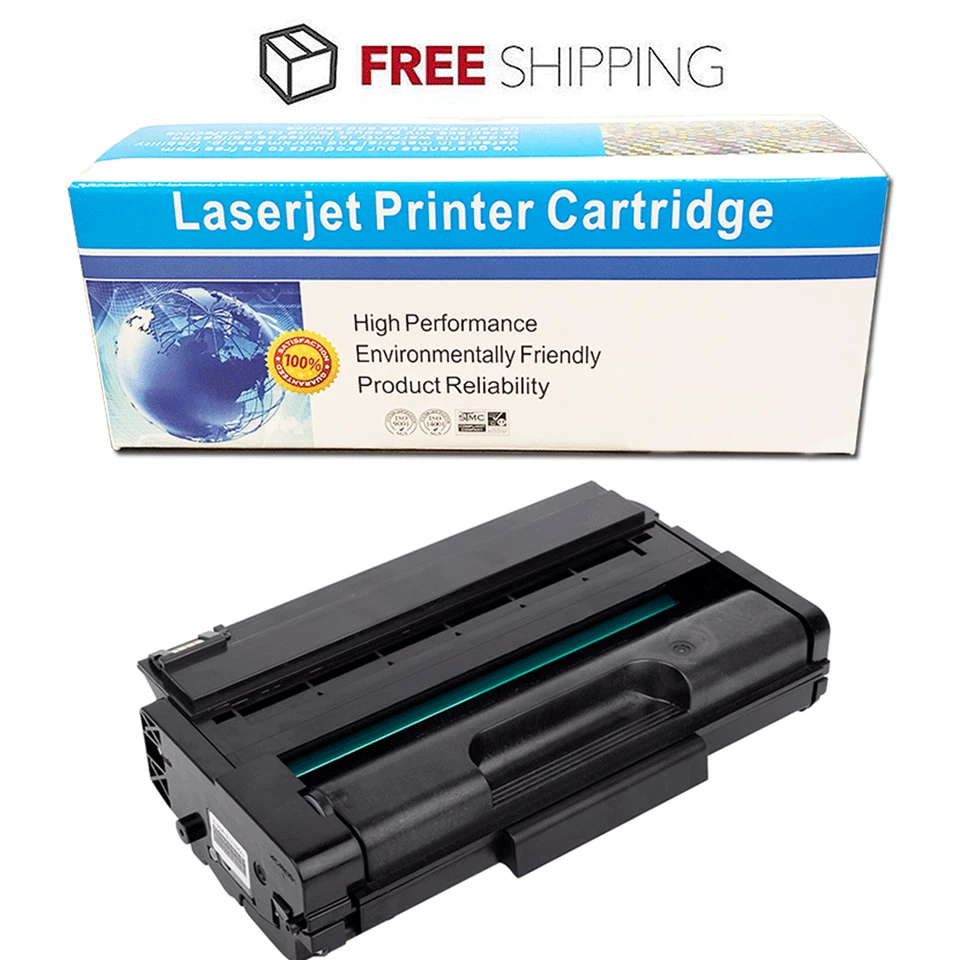 Remanufactured (408284) Toner Cartridge for Ricoh Aficio SP 3710SF SP 3710DN - Image 1 of 1