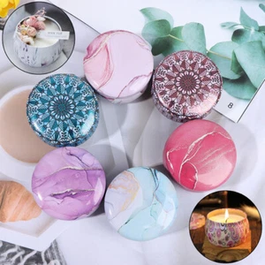Candle Tin Jars DIY Candle Making kit Holder Storage Case For Dry Spices Swee PM - Picture 1 of 18