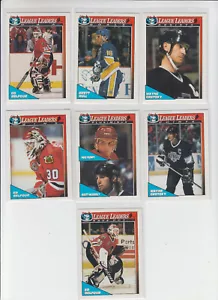 91/92 OPC League Leaders Set (7 Cards) Hull Gretzky Belfour Fleury McSorley - Bild 1 von 2