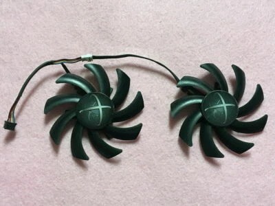 Pair Fans Cooler Fan For XFX RX460 560 GTX 760 FY09010H12LPB 85mm Graphics Card - Image 1 of 4