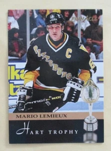 MARIO LEMIEUX Pittsburgh PENGUINS 1993-94 PINNACLE Hart Trophy HOCKEY CARD #221 - Picture 1 of 2