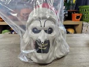 Terrifier 3 Movie Santa Art the Clown Popcorn Bucket Brand New in Plastic - Picture 1 of 6