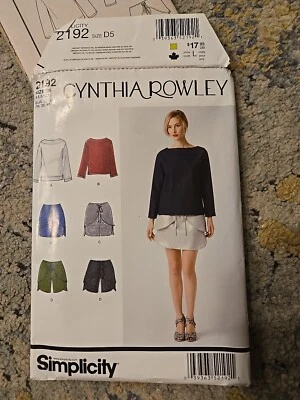 Skirts Shorts Tops Size 4-12 S2192 Uncut Sewing Pattern Simplicity Mini Skirt - Image 1 of 4