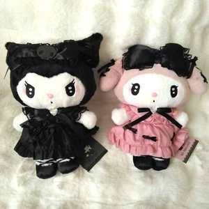 SANRIO Midnight Merokuro MY MELODY KUROMI Plush Stuffed Doll Toy Set Japan New - Picture 1 of 20