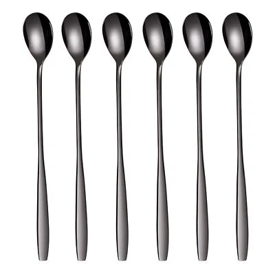 Cuillère à Glace et Latte Macchiato en Acier Inoxydable Cuillère Longue Idéal... - Imagem 1 de 4