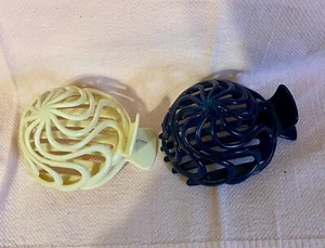 2 Women Hair Clip With Bun Cover Bow Barrette Snood Hairnet Hair Accessories - Picture 1 of 2