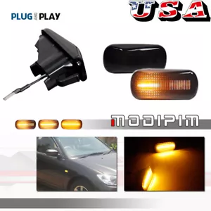 Nueva luz marcadora lateral LED de humo dinámico ámbar para Honda Civic Si CRV Jazz - Imagen 1 de 12