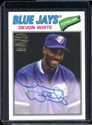 2023 Topps “archives” DEVON WHITE autograph AUTO - Image 1 of 2