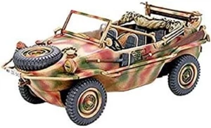 Tamiya Military Model - German Schwimmwagen Type 166 Pkw.K2s - 1/48 Scale - Picture 1 of 5