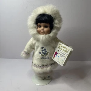 Alaskan Friends Genuine Porcelain 11" Doll Crying Pouty Girl Rare - Picture 1 of 12