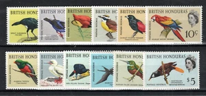 Honduras Británica 1962 Juego Pájaros SG 202-13 MLH - Imagen 1 de 1