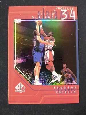 1997-98 SP Authentic ProFiles #P16 HAKEEM OLAJUWON Houston Rockets *NV05A - Image 1 of 2