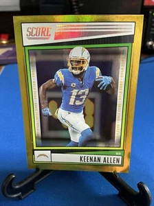 2022 Score #133 Keenan Allen Gold Zone #/50 - Picture 1 of 11