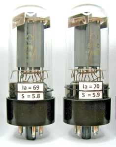 6P3S 6L6GC 6P3P MATCHED PAIR (2pcs) TUBES NEW NOS - Picture 1 of 1
