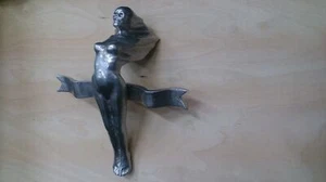 LADY DEATH MOTORCYCLE MASCOTE.WCC Style, hood ornament , ALUMINUM - Picture 1 of 6