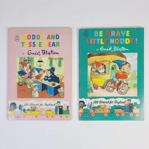 Noddy And Tessie Bear & Be Brave Little Noddy By Enid Blyton Childrens Book 1956 - Bild 1 von 5