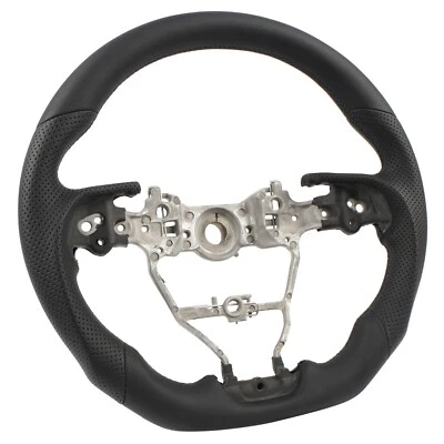 Black Leather Steering Wheel No Heated For Toyota RAV4 Camry Corolla 2019-2023 Foto 1 de 4