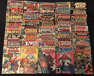 HUGE MARVEL BRONZE LOT of 40 Comics: Amazing Spider-Man, X-Men, Hulk, Avengers - Picture 1 of 11