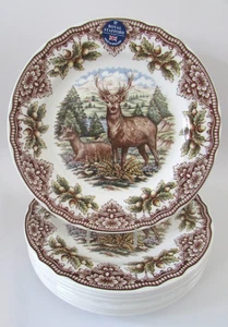 RoyalStafford England Hirsch Hirsch Thansgiving/Weihnachten 11" Essteller Spode Stil 8 - Bild 1 von 7