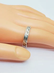 Vintage 925 Sterling Silber Bandring (78) - Bild 1 von 5