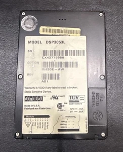 DSP3053L DEC / DIGITAL 535MB 3.5INCH 50 PIN SCSI RH30E-AW REV A01 - Afbeelding 1 van 3