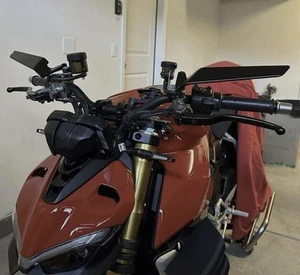 Specchietti Stealth in Alluminio Per Ducati Streetfighter V2 - V4 - V4s - Imagen 1 de 5