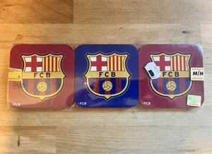 FC Barcelona FCB Official Licensed Cup Coasters (6 Set) New Sealed EU Football - Picture 1 of 4