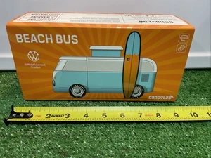 Candylab Beach Bus Sunny Orange Wooden Toy Collectible NIB Magnetic + Surf Board - Picture 1 of 14