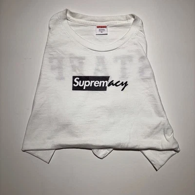 RARE Supreme x Sole Supremacy White Box Logo Tee T-Shirt size XL STAFF EXCLUSIVE - Image 1 of 4