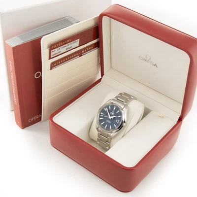 Men's Omega Seamaster Aqua Terra 41mm Auto Date Watch w/Box & Papers W203512-1 - Image 1 of 4