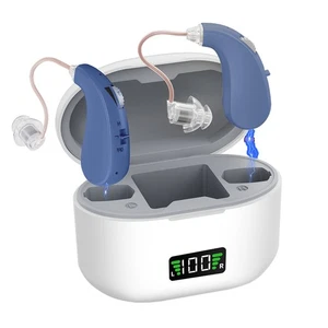 OTC hearing aid rechargeable, with noise cancelling invisible hearing amplifier - Picture 1 of 26